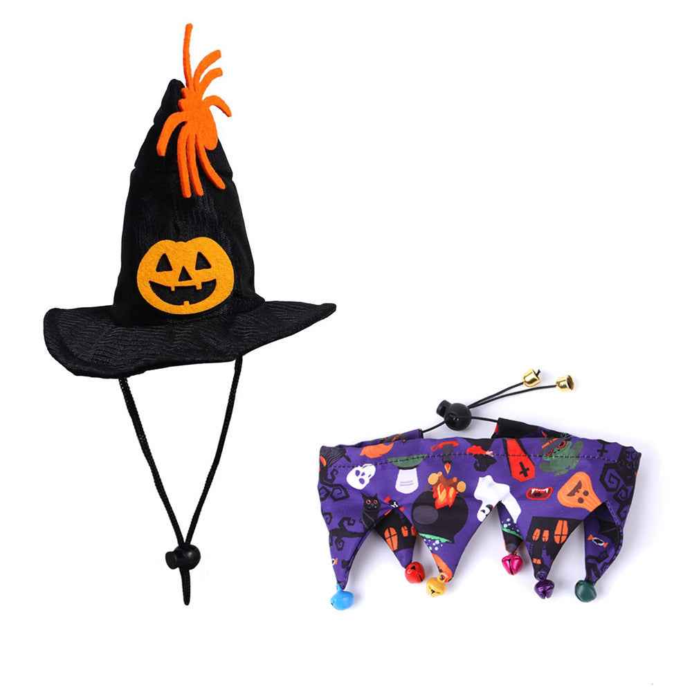 Halloween Hat & Scarf Set – Spooky Costume Accessory in 5 Designs - Kivora