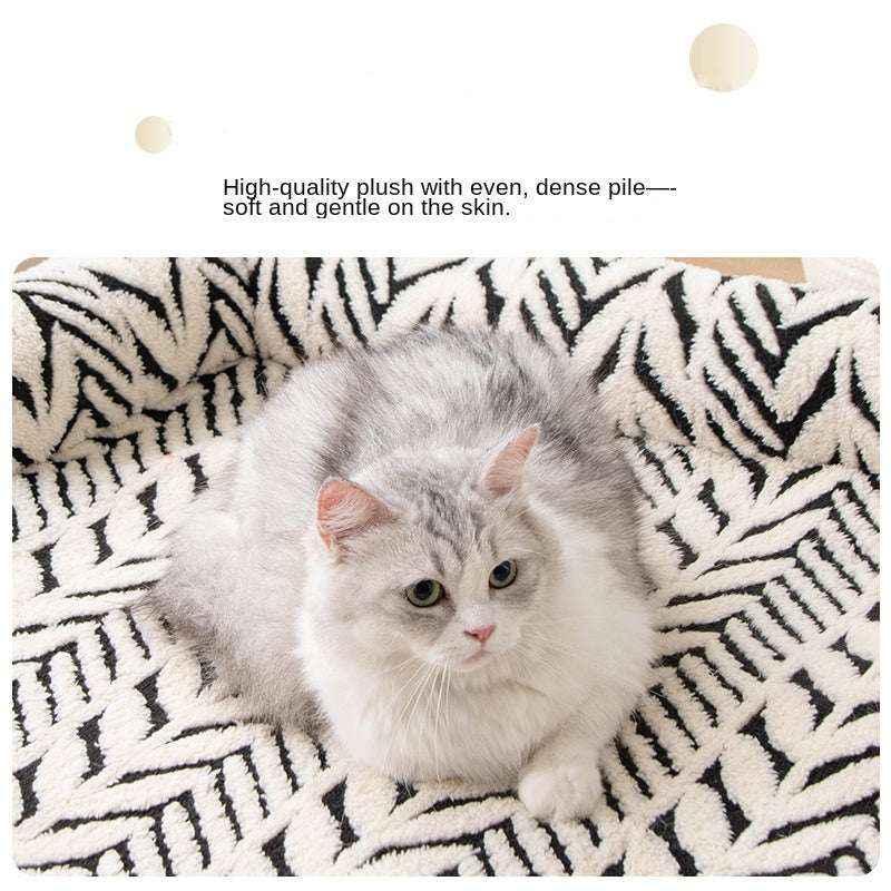 Plush Thick Non-Slip Sofa Pet Mat Dog Bed Pet Pad for Cats and Dogs - Kivora