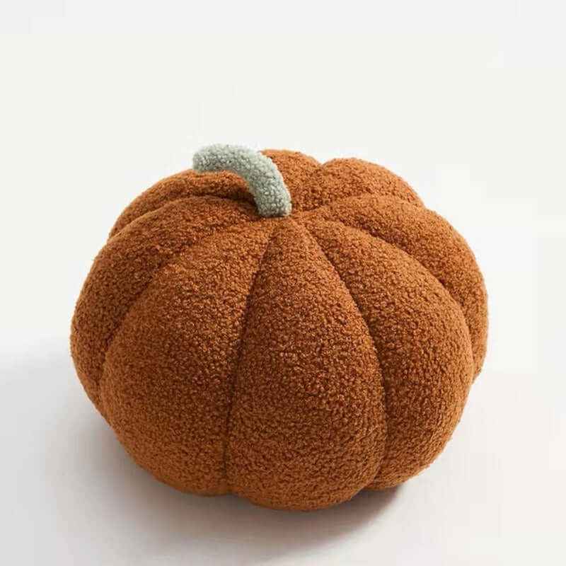 Cute Pumpkin Throw Pillow, Minimal Ins Style Sofa Cushion Living Room Bedhead Cushion Office Plush Cushion - Kivora