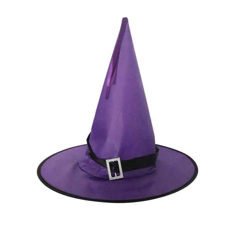 LED Light-Up Halloween Witch & Wizard Hat – Glow Party Costume Prop - Kivora