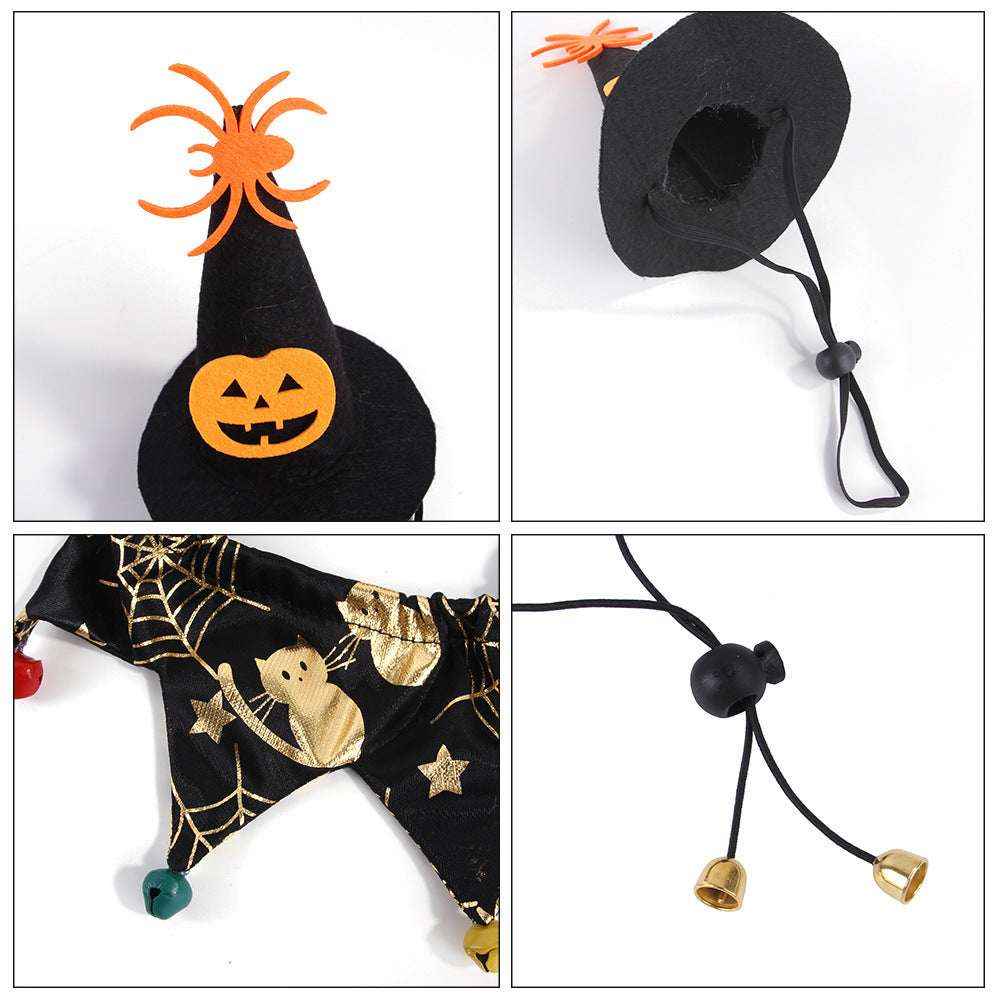 Halloween Hat & Scarf Set – Spooky Costume Accessory in 5 Designs - Kivora