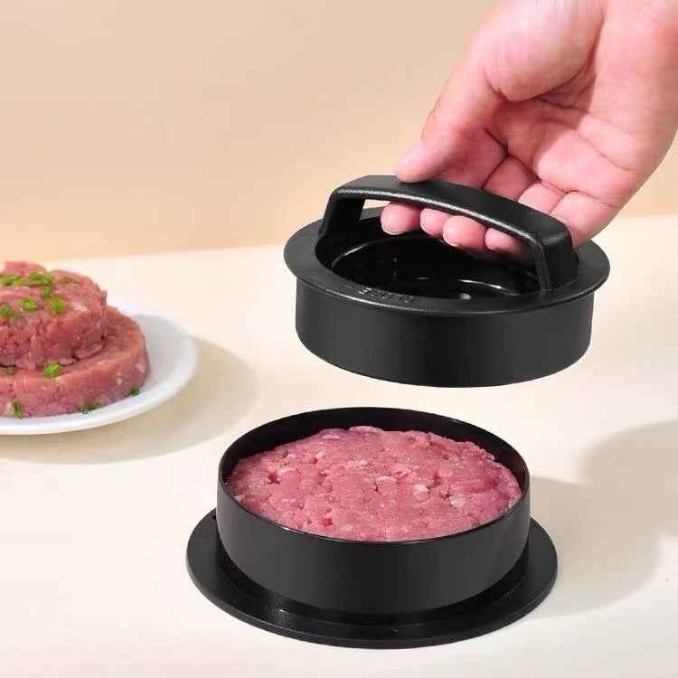Burger meat press circular manual meat press combination - Kivora