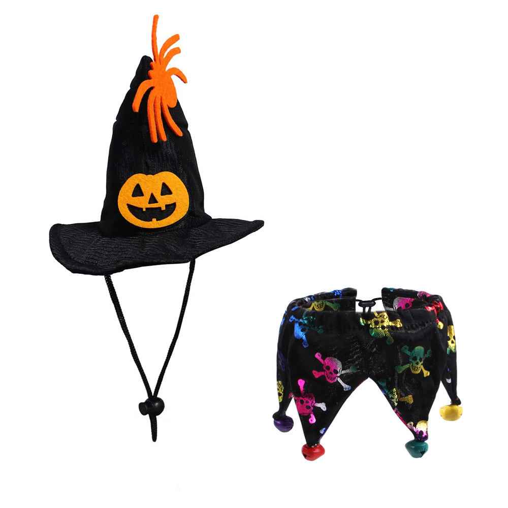 Halloween Hat & Scarf Set – Spooky Costume Accessory in 5 Designs - Kivora