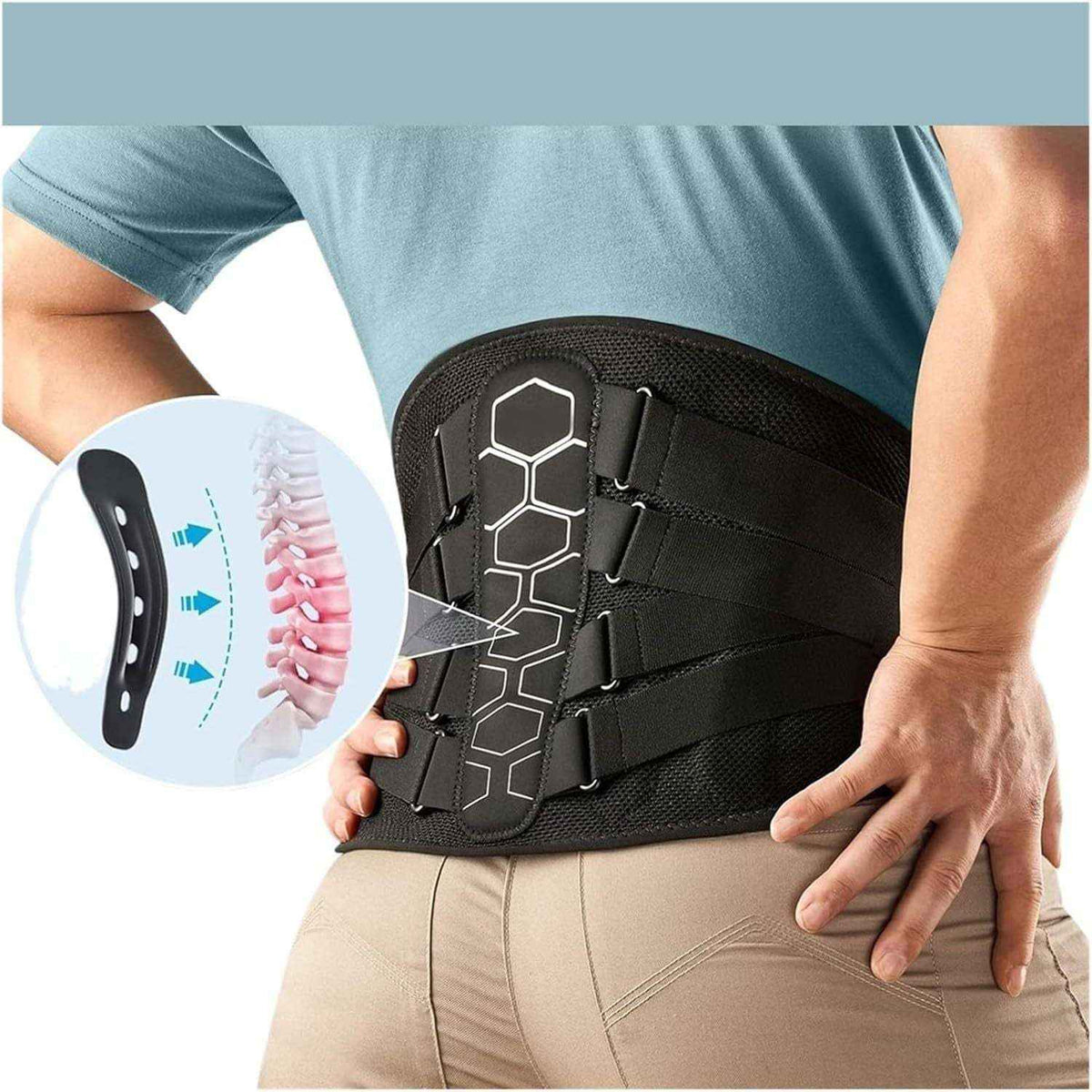 Waist Support Belt for Men and Women, Badminton Basketball Sports Waist Belt, Fitness Running Training Abdominal Belt, Kivora