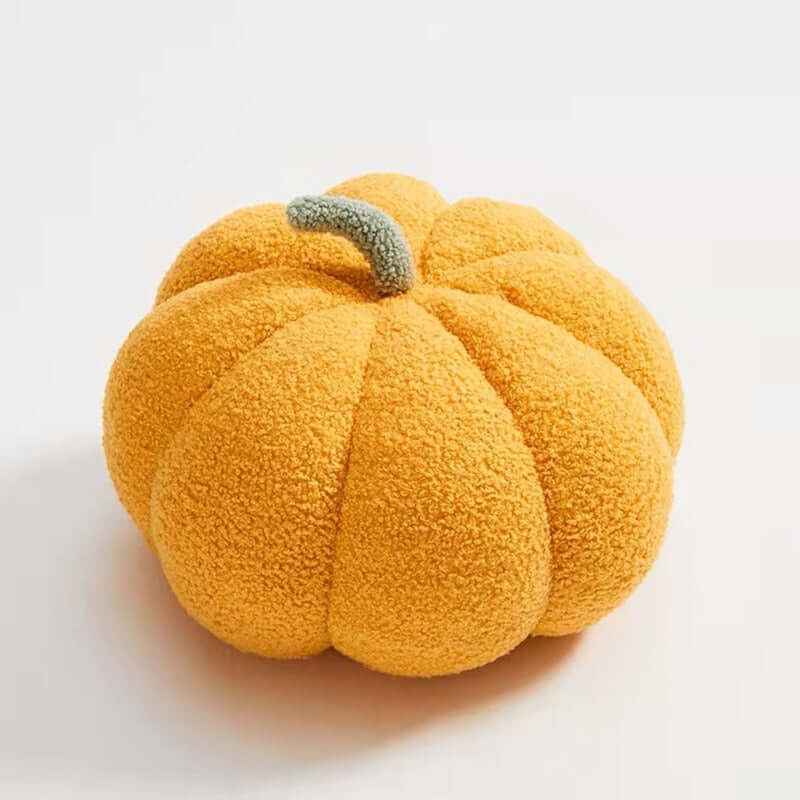 Cute Pumpkin Throw Pillow, Minimal Ins Style Sofa Cushion Living Room Bedhead Cushion Office Plush Cushion - Kivora