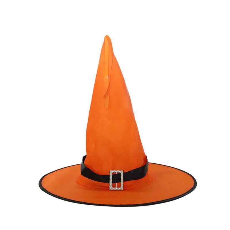 LED Light-Up Halloween Witch & Wizard Hat – Glow Party Costume Prop - Kivora