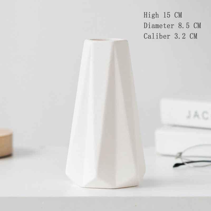 Simple Retro Frosted Ceramic Vase, Coarse Ceramic Round Bottle, Creative Home Decoration, Nordic Pastoral Style Handicrafts - Kivora
