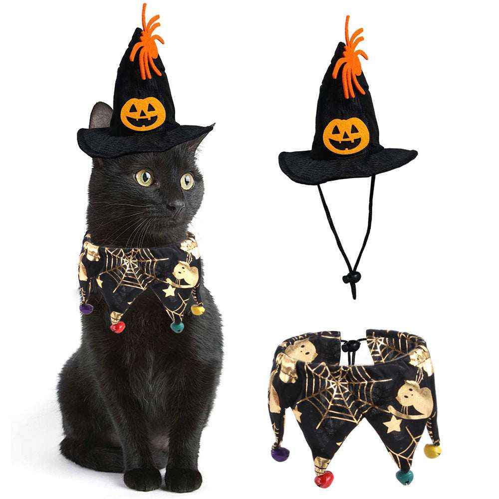 Halloween Hat & Scarf Set – Spooky Costume Accessory in 5 Designs - Kivora