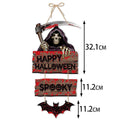 Halloween Door Hanger Decorations – Pumpkin, Skeleton, Bat, Witch & More - Kivora