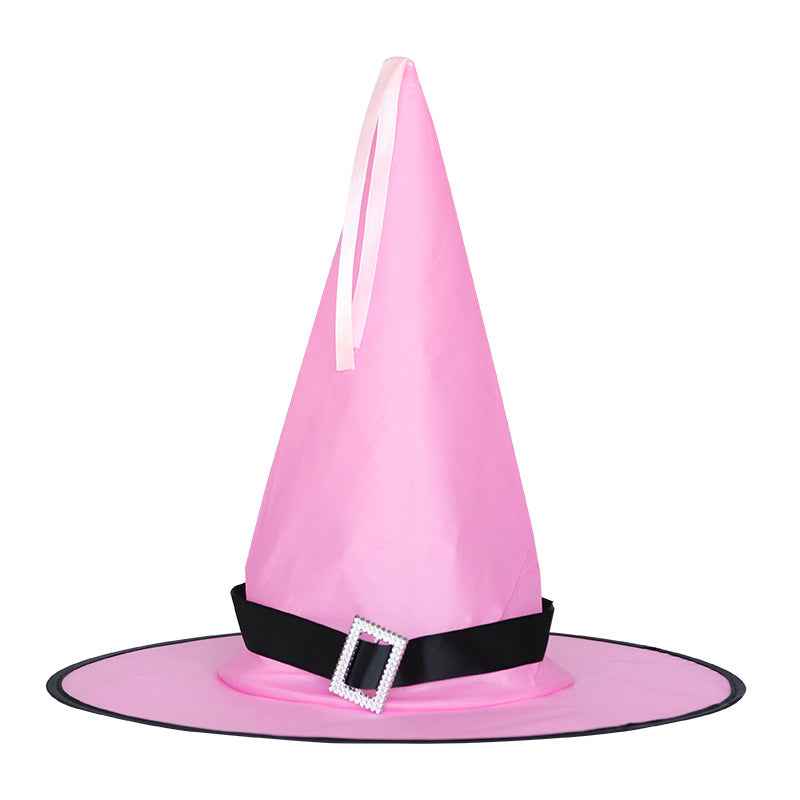LED Light-Up Halloween Witch & Wizard Hat – Glow Party Costume Prop - Kivora