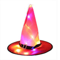 LED Light-Up Halloween Witch & Wizard Hat – Glow Party Costume Prop - Kivora