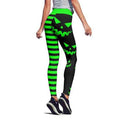 Halloween Pumpkin Print Pants – Festive Costume Bottoms for Women - Kivora