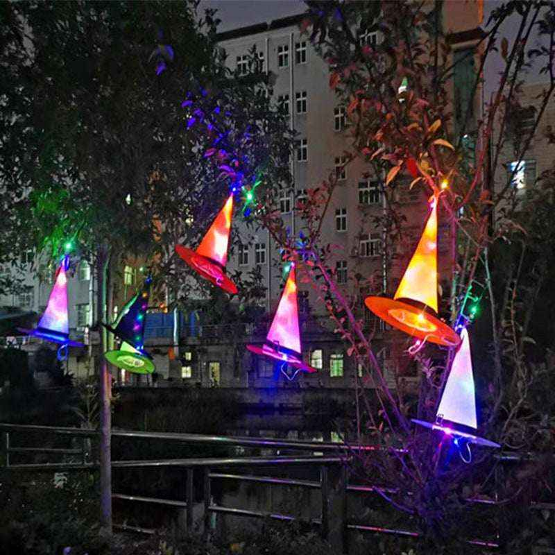 LED Light-Up Halloween Witch & Wizard Hat – Glow Party Costume Prop - Kivora