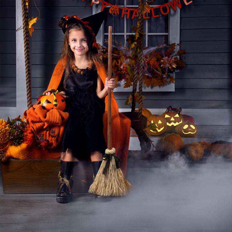 Halloween Floating Witch Broom – Dancing Broom with Spooky Ghost Sound - Kivora