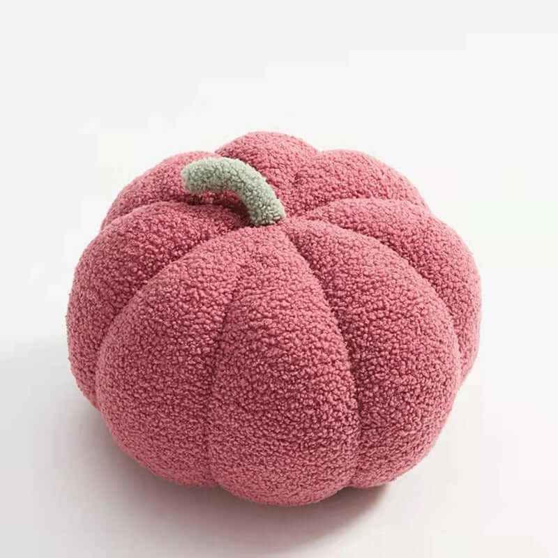 Cute Pumpkin Throw Pillow, Minimal Ins Style Sofa Cushion Living Room Bedhead Cushion Office Plush Cushion - Kivora