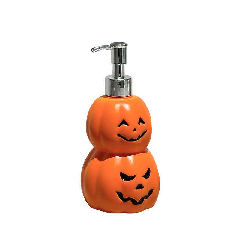 Ghost Face Pumpkin Shaped Soap Dispenser Bottle - Kivora
