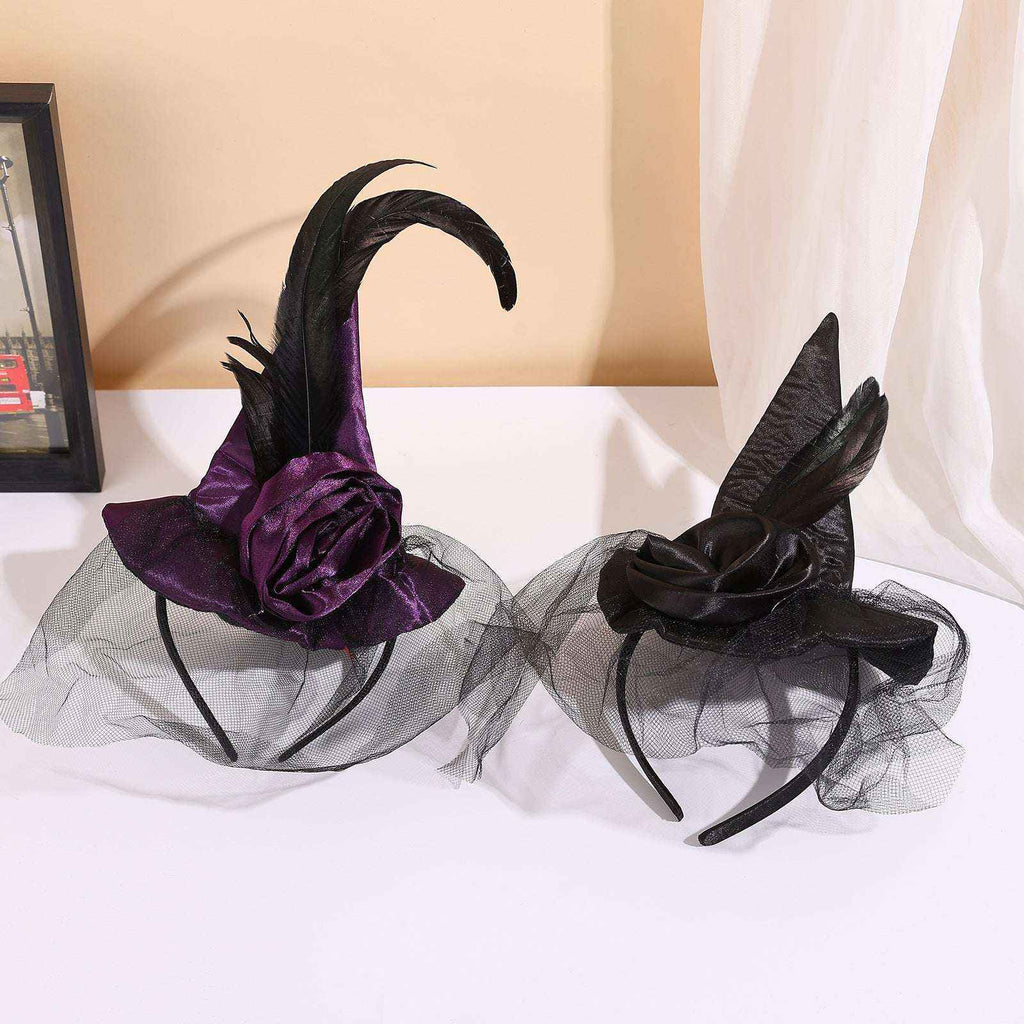 Witch Hat Headband – Halloween Costume Accessory - Kivora