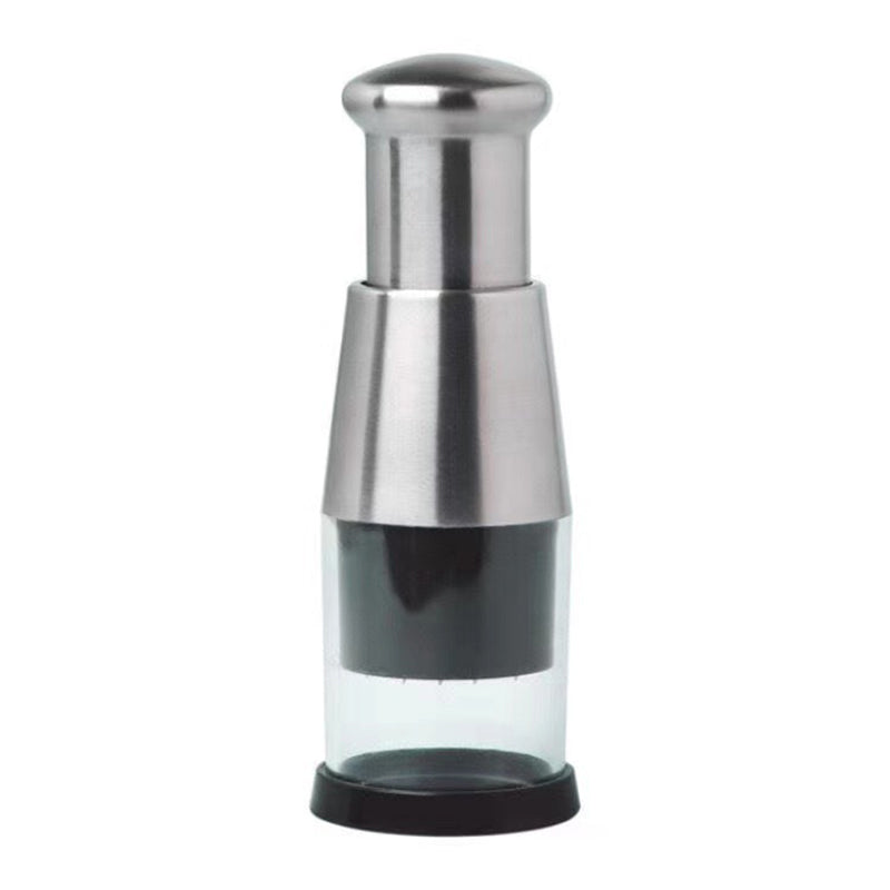 Manual Garlic & Herb Chopper with Stainless Steel Blades