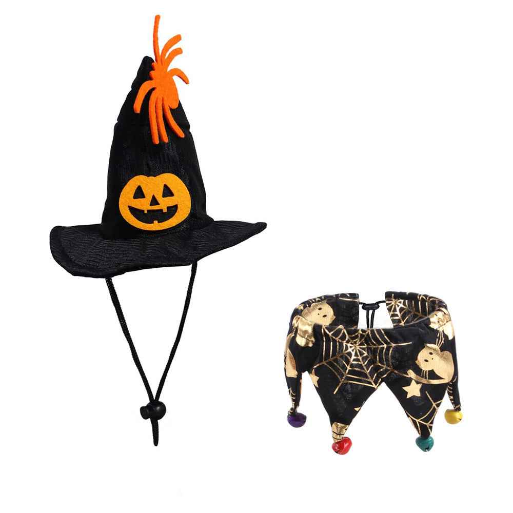Halloween Hat & Scarf Set – Spooky Costume Accessory in 5 Designs - Kivora