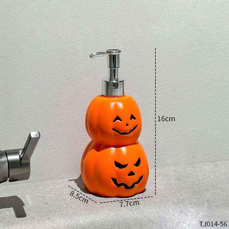 Ghost Face Pumpkin Shaped Soap Dispenser Bottle - Kivora