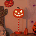 LED Halloween Lights Pumpkin Ghost Skull Wooden Decoration Night Light Atmosphere Light - Kivora