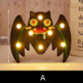 Halloween Lights home Decorative Led Lights Diwali Styling Lamp Night Light Helloween Spider Bat Pumpkin Ghost Skull Lights - Kivora