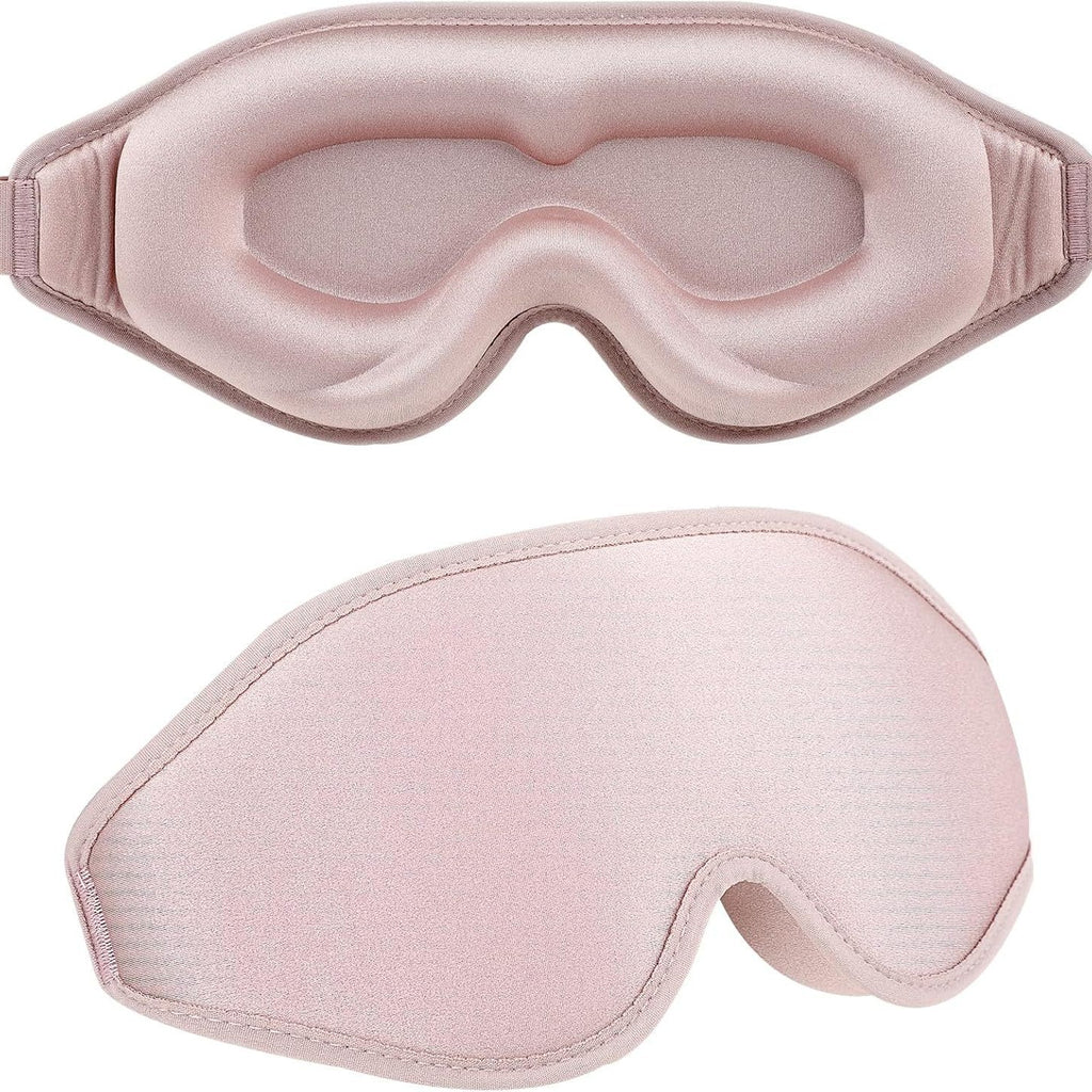 3D Sleep Blackout Eye Mask, Stereo Cut, Does Not Press On The Eyeballs, Fully Blackout, Adjustable And Breathable Sleep Mask