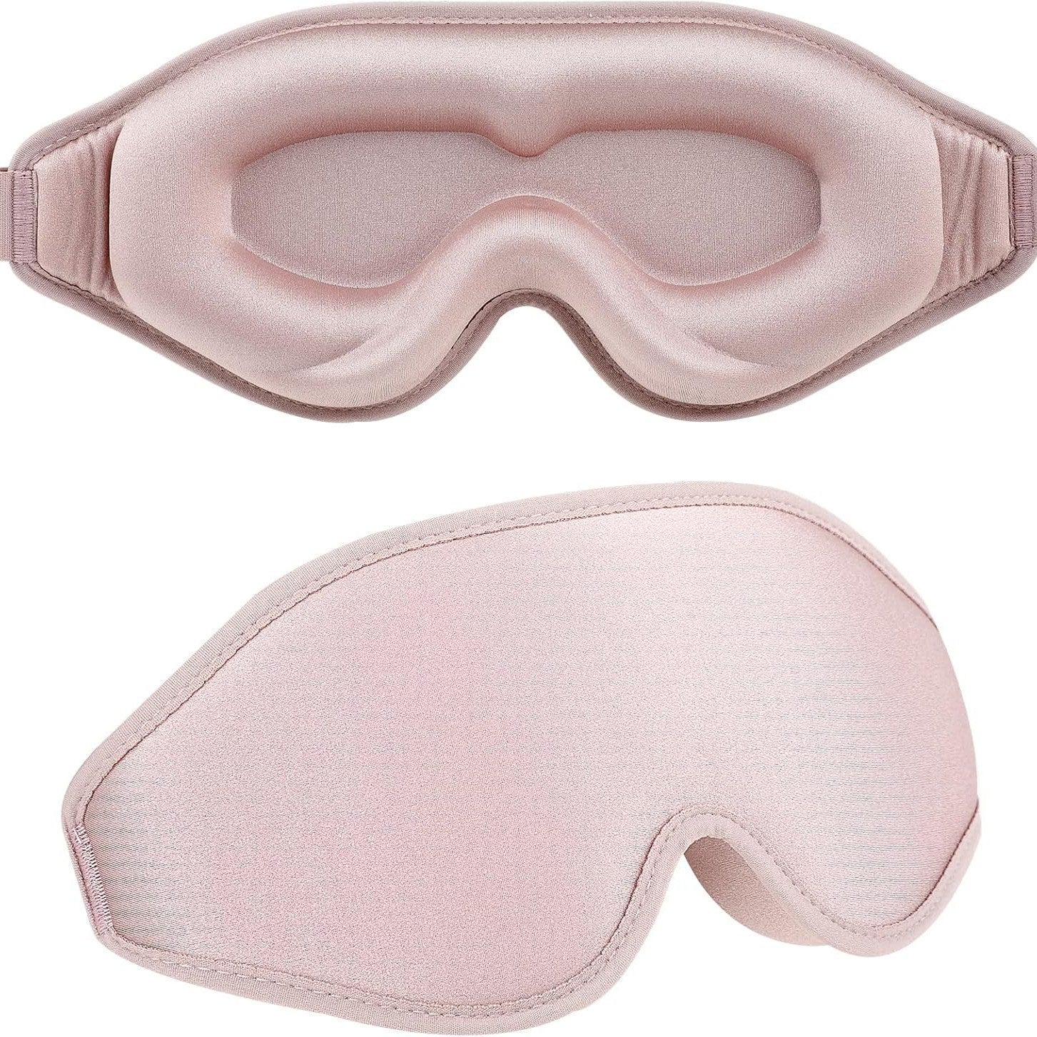 3D Sleep Blackout Eye Mask, Stereo Cut, Does Not Press On The Eyeballs, Fully Blackout, Adjustable And Breathable Sleep Mask