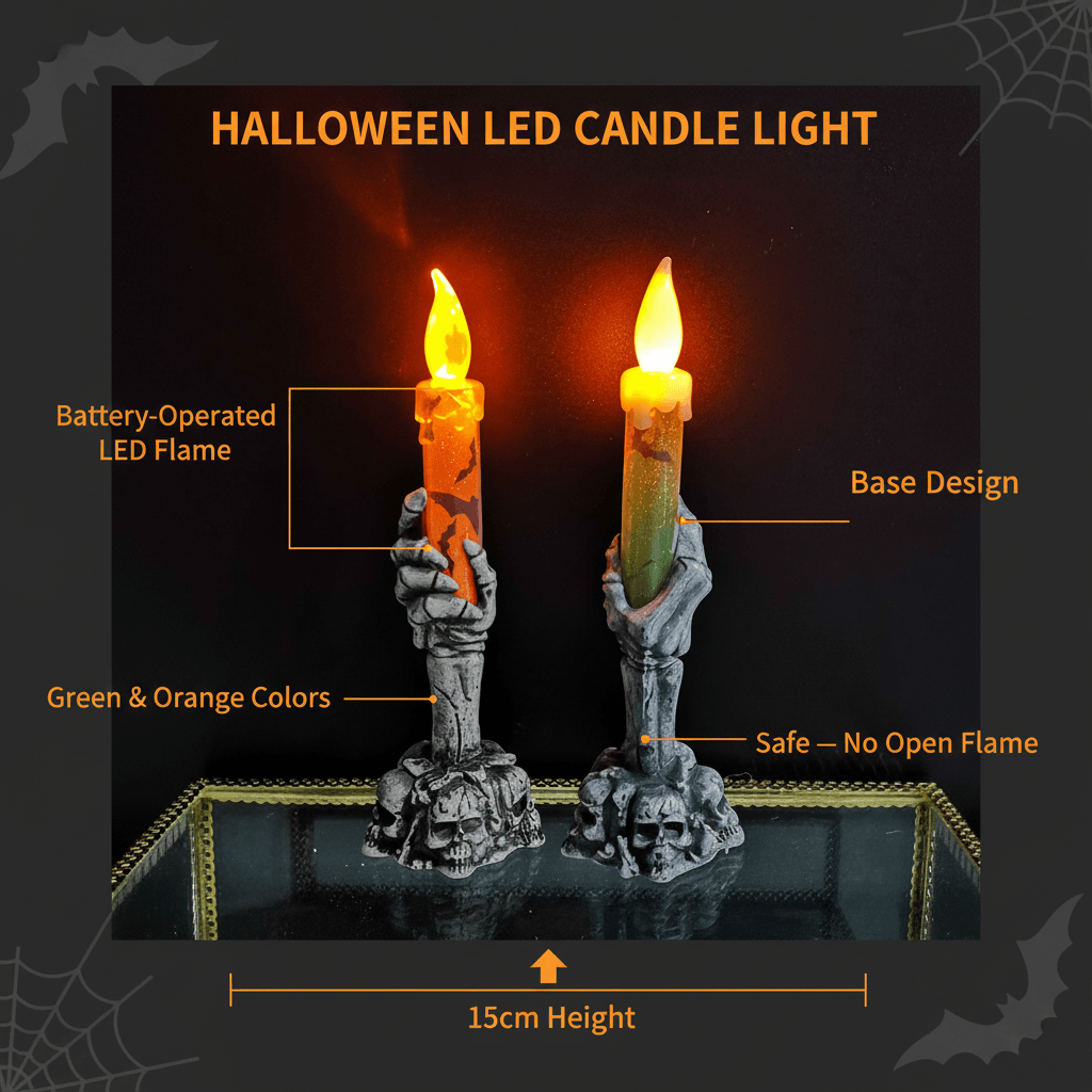 Ghost Hand Night Light Features