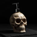 Gothic Skull Soap Dispenser Close Up