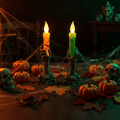 Halloween Ghost Hand Night Light Flat Lay
