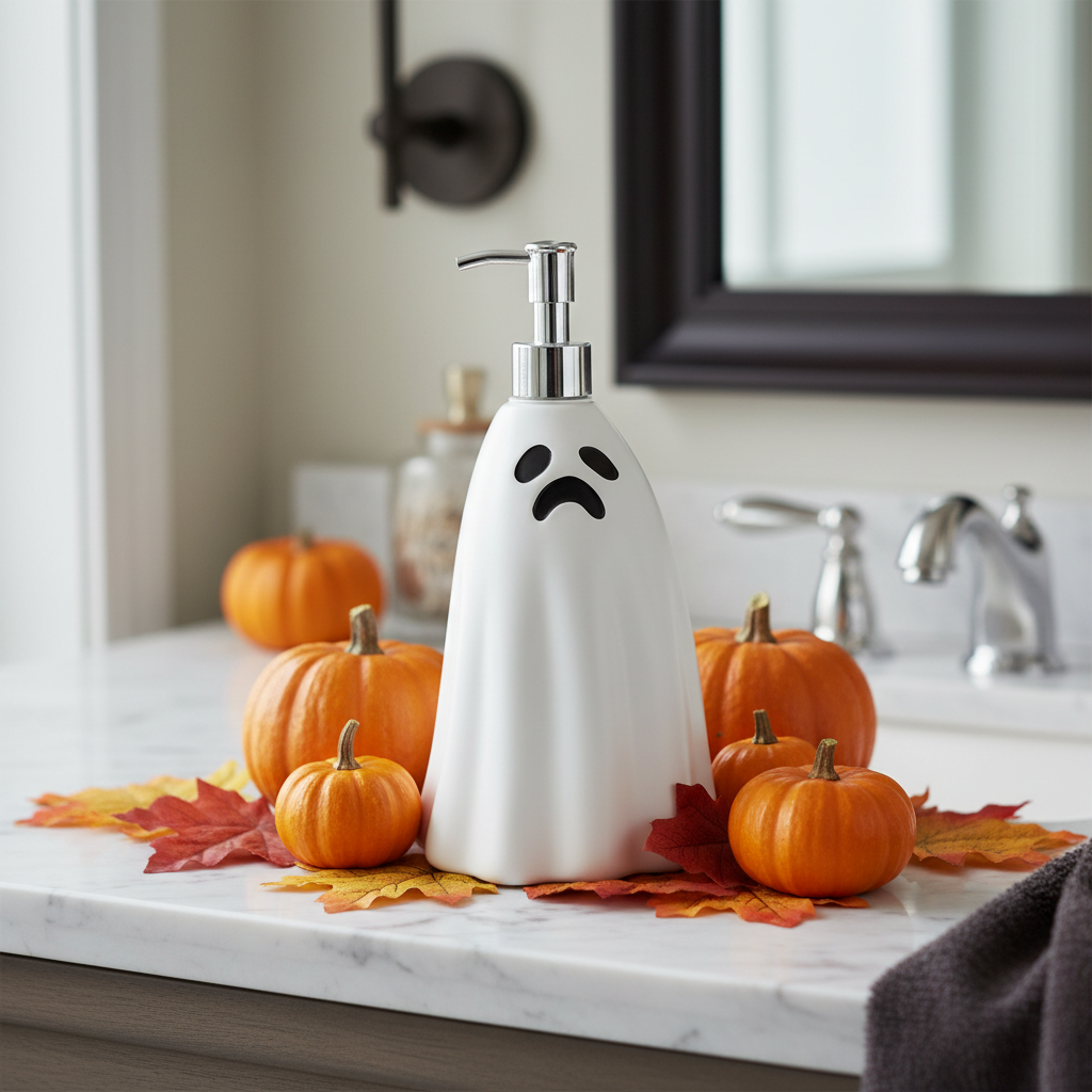Halloween Ghost Soap Dispenser - Autumn Marble Styling