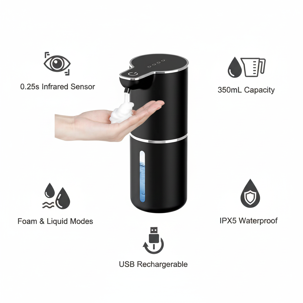 Soap Dispenser Features